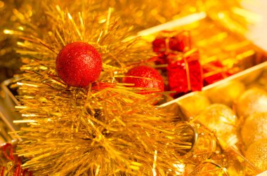 Noel sahne ve yeni yıl dekoratif