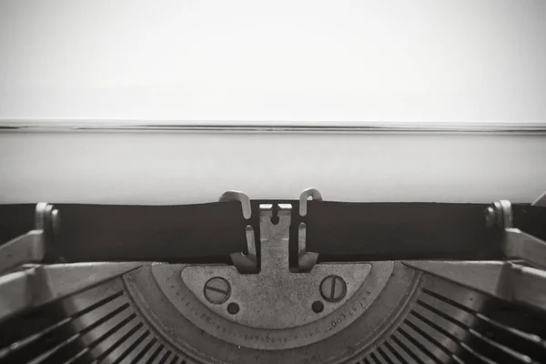 Vintage írógép üres papír szöveg — Stock Fotó