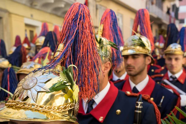 CORFU, GREECE - APRIL 30, 2016: The procession with the relics of the patron saint of Corfu, Saint Spyridon. Epitaph and litany of St. Spyridon. — Stock Photo, Image