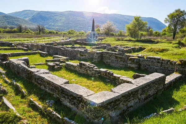 Ruinen des antiken Theaters in Dodoni, Griechenland — Stockfoto