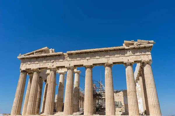 Parthenon-Tempel. Akropolis in Athen, Griechenland — Stockfoto