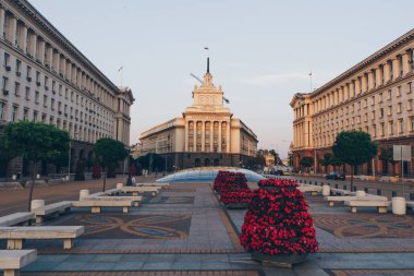 Sofya, Bulgaristan, Temmuz 2017. Sofia, Bul başkenti şehir merkezinde