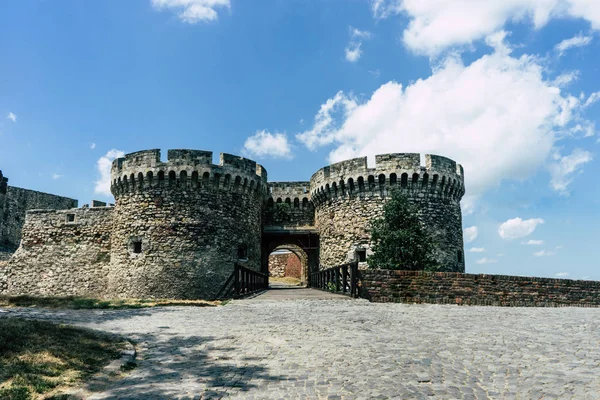 Entrada de la fortaleza de Kalemegdan, Singidunum antiguo, Belgrado, serbio —  Fotos de Stock