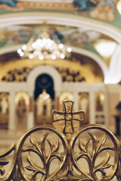 Interior of the Saint Sava cathedral in Belgrade, Serbia — Stock Photo, Image