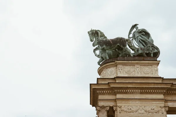 Hjältetorget i Budapest, Ungern — Stockfoto