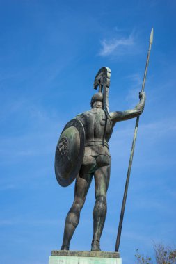 Achilles, Achillion Palace, Corfu, Yunanistan heykeli.
