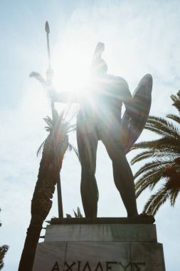 Achilles, Achillion Palace, Corfu, Yunanistan heykeli.