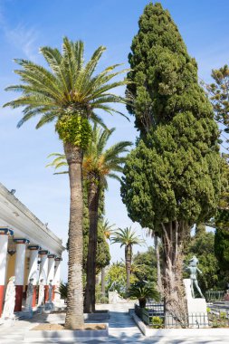 achilleion Sarayı'nda Yunanistan'ın Korfu Adası