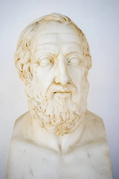 Philosopher bust placed in Achillion Palace, Corfu, Greece — Stock Photo, Image