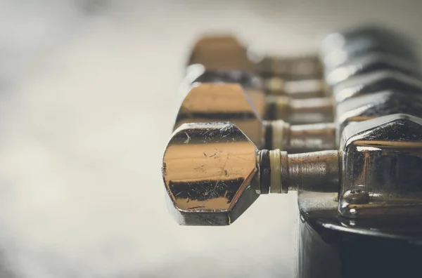 Guitarra preta — Fotografia de Stock