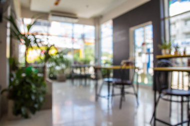 iç kahve Cafe ile bulanıklık odaklama lens