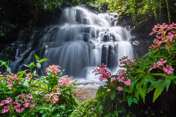 Mun daeng şelale, güzel şelale derin orman, Phu Hin Rong Kla Milli Parkı, Phitsanulok, Tayland