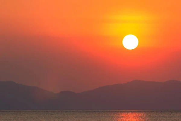 Beautiful Sunset Pak Meng Beach Trang Province Southern Thailand — Stock Photo, Image
