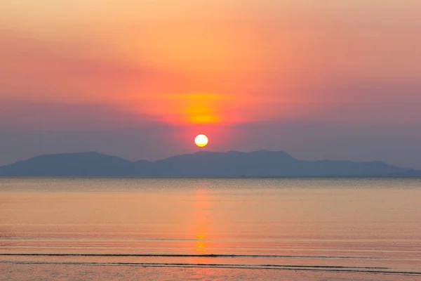 Beautiful Sunset Pak Meng Beach Trang Province Southern Thailand — стоковое фото