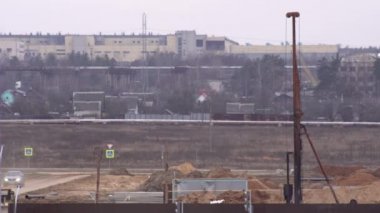 Temel inşaatı ve inşaatı kötü toprak, makine ve kazık için ekipman, hidrolik çekiç güçlendirilmiş beton sürüş yığınları üzerine