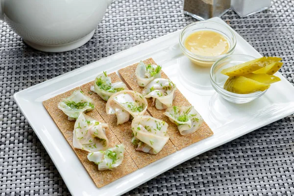 Domuz yağı ile gevrek ekmek