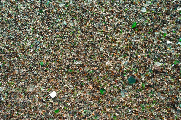 Beach of glass pebble — Stock Photo, Image