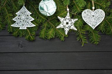 arkaplan ve noel süslemeleri