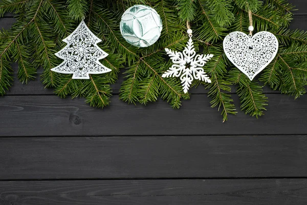 Background with Christmas decorations Stock Photo
