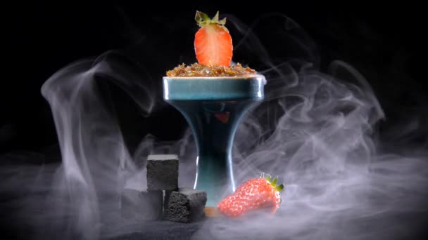 甜甜的草莓烟 — 图库视频影像
