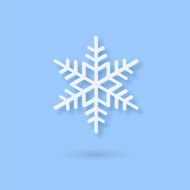 Vektör Çoklu Katmanlı Kağıt Tanesi simgesi. Kağıt kesiği kar taneleri menekşe rengi kaplamayla izole edilmiş. Hava durumu sembolü. Düz stil Noel, Noel selamlaması Origami zanaat kar tanesi