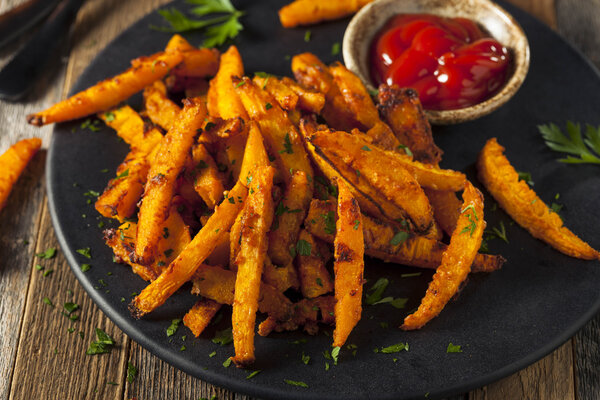 Homemade Organic Pumpkin French Fries