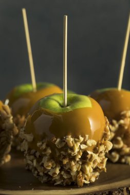 Ev yapımı organik şeker şeker elma