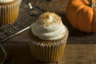 Tatlı ev yapımı kabak Spice Cupcakes