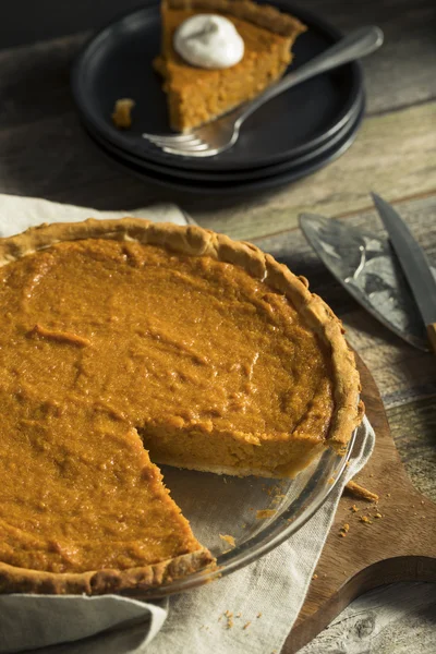 Domácí slavnostní Sweet Potato Pie — Stock fotografie