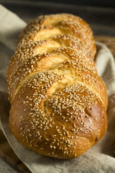 Házi Szezám Barhesz kenyér — Stock Fotó
