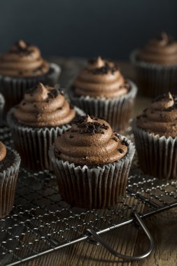 Ev yapımı tatlı çikolata Cupcakes