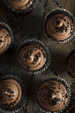 Ev yapımı tatlı çikolata Cupcakes