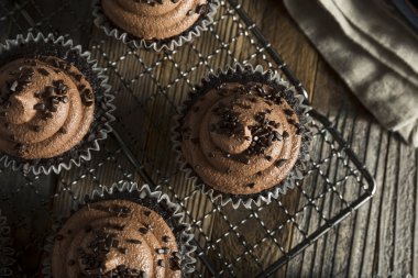 Ev yapımı tatlı çikolata Cupcakes