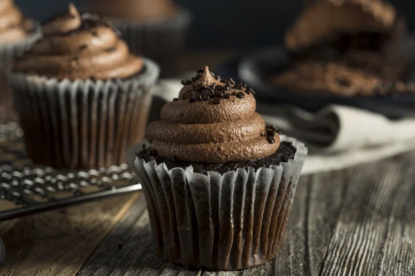Cupcake Coklat manis buatan sendiri — Stok Foto