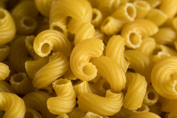 Raw Organic Elbow Macaroni — Stock Photo, Image
