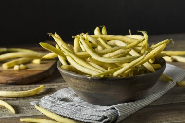 Ham organik sarı balmumu fasulye