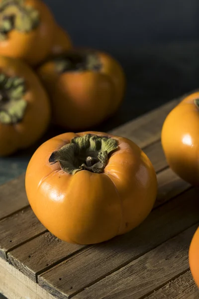 stock image Raw Organic Yellow Persimmons