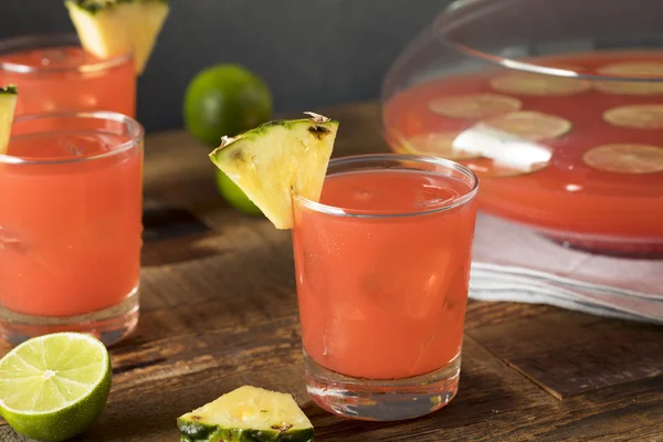 Homemade Jamaican Rum Punch — Stock Photo, Image