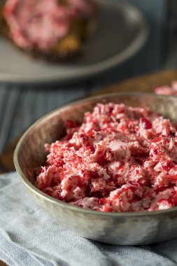 Taze ev yapımı kızılcık ezmesi Spread