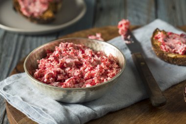 Taze ev yapımı kızılcık ezmesi Spread