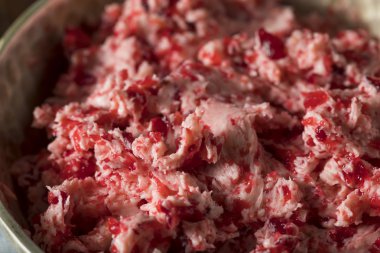 Taze ev yapımı kızılcık ezmesi Spread