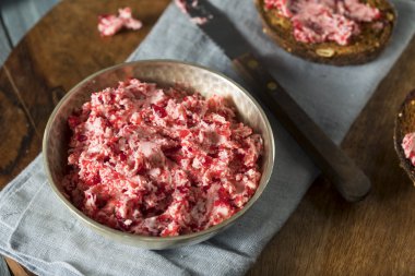 Taze ev yapımı kızılcık ezmesi Spread