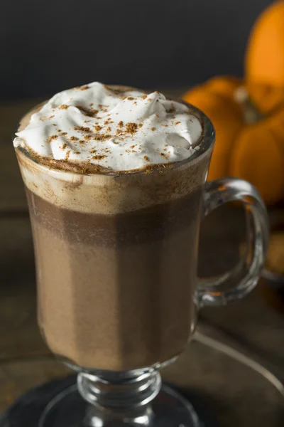 Hemmagjord Pumpkin Spice varm choklad — Stockfoto