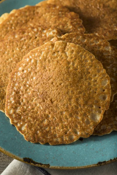 Homemade Mini Silver Dollar Pancakes — Stock Photo, Image