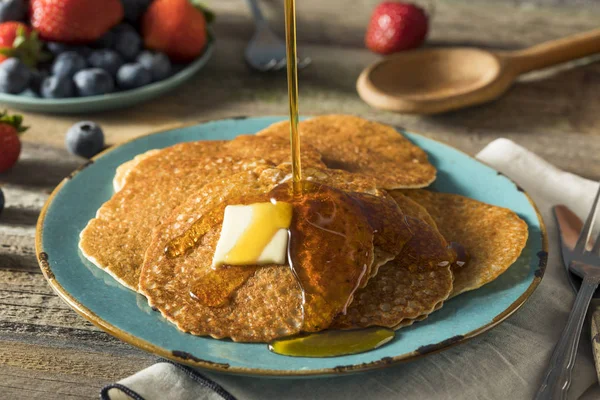 Hausgemachte Mini-Silberdollar-Pfannkuchen — Stockfoto