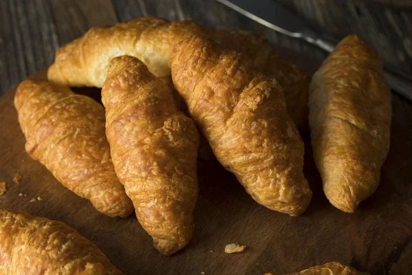 Organic Homemade Breakfast Croissants — Stock Photo, Image