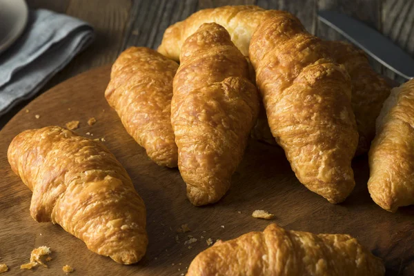 Organic Homemade Breakfast Croissants — Stock Photo, Image