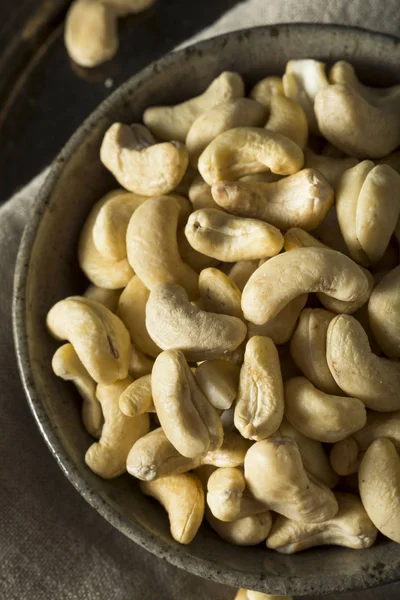 Nueces de Chashew blancas orgánicas crudas — Foto de Stock