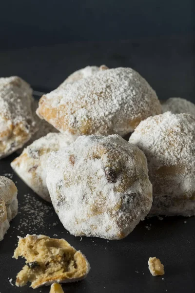 Homemade Christmas Stol Cake Bites — Stockfoto