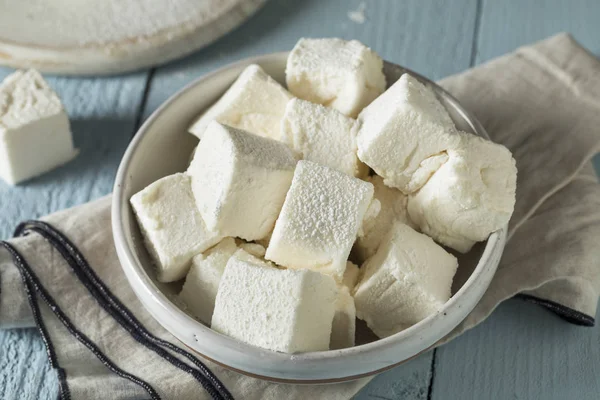 Homemade Sweet Square Marshmallows — Stock Photo, Image